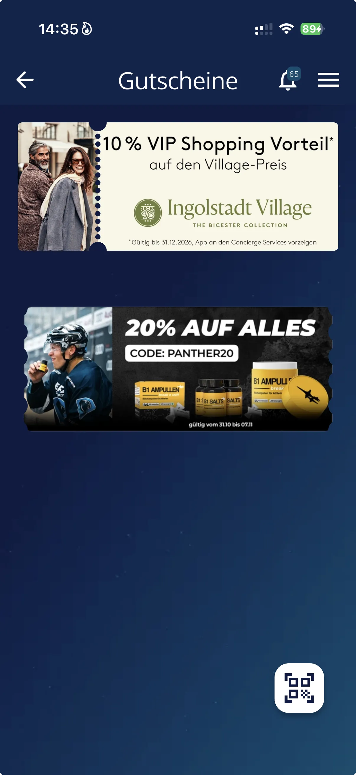 Fan App Aktivierung